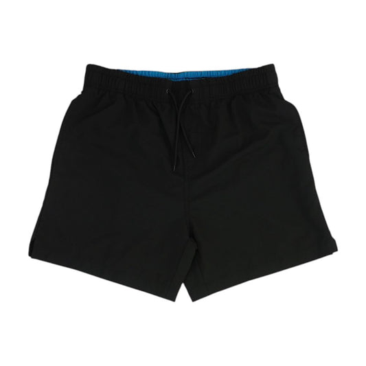 Black Solid Board Shorts