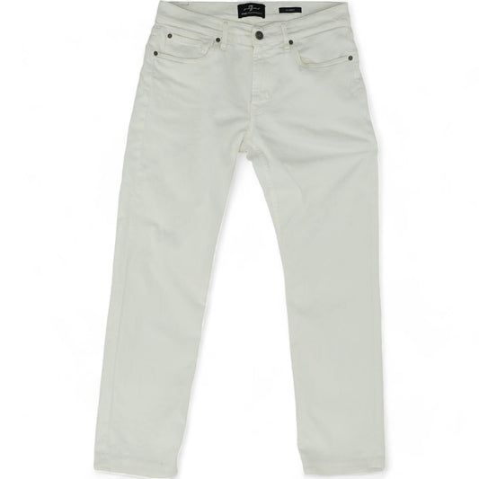 White Solid Low Rise Skinny Leg Jeans