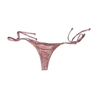 Rose Gold Solid Swim Bottom