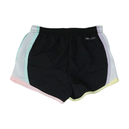 Black Color Block Active Shorts