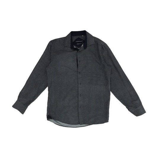 Navy Misc Long Sleeve Button Down