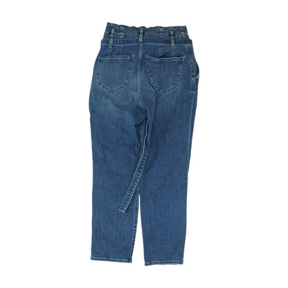 Blue Ankle Straight Leg Jeans