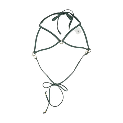 Green Solid Swim Top