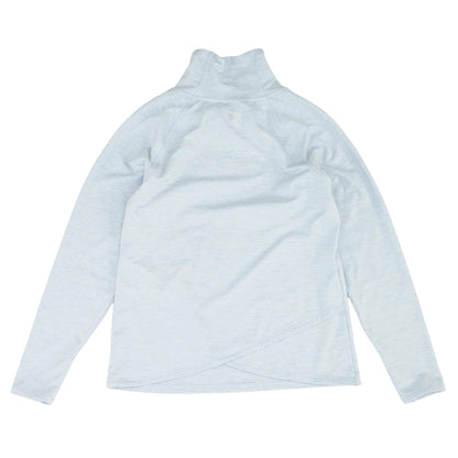 Blue Solid Active Pullover