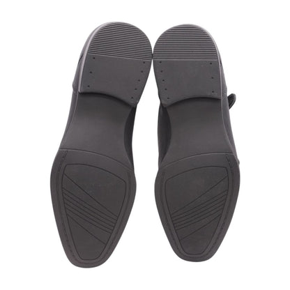 Black Leather Monk Strap Dress Shoes