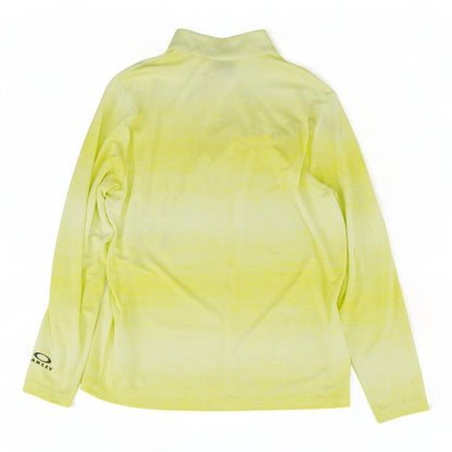 Neon Yellow Solid Active Pullover