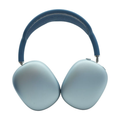 Sky Blue AirPods Max (Lightning) with Green Earpads