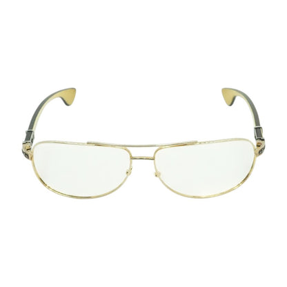 Gold The Beast II Oval Sunglass Frames