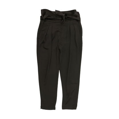 Black Solid Pants