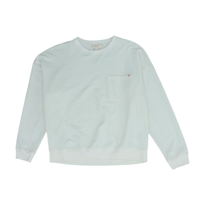 White Solid Pajama Top