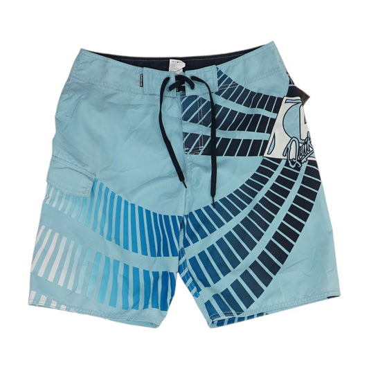 Blue Graphic Board Shorts