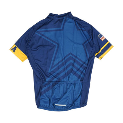 Blue Graphic Short Sleeve Jersey