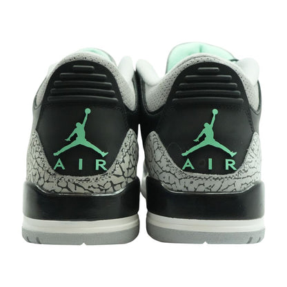 Jordan 3 Retro Black Leather High Top Athletic Shoes