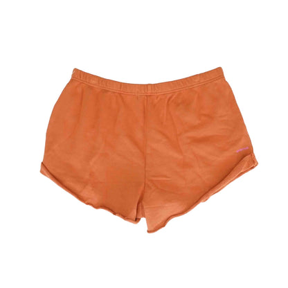 Orange Solid Lounge Active Shorts