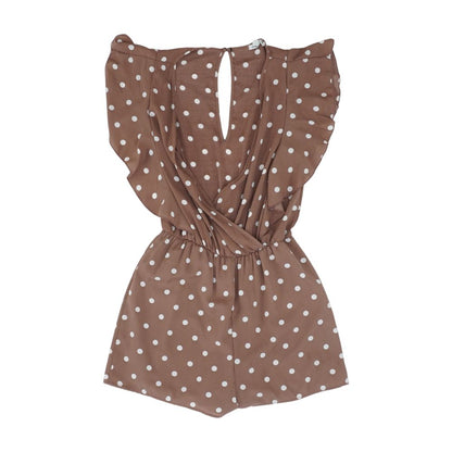 Mauve Polka Dot Romper