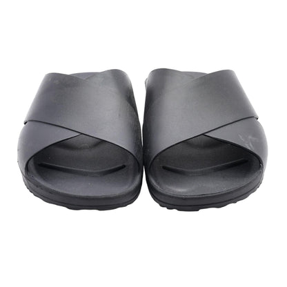 Black Casual Slide Sandals