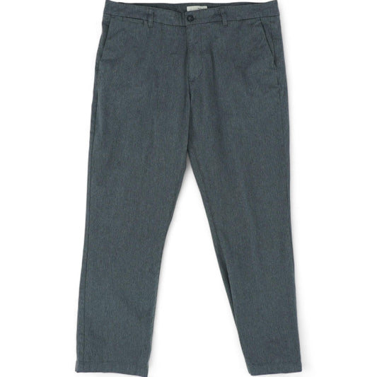 Gray Solid Chino Pants