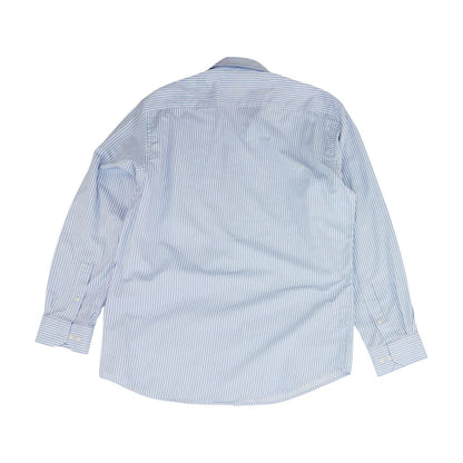 Blue Striped Long Sleeve Button Down