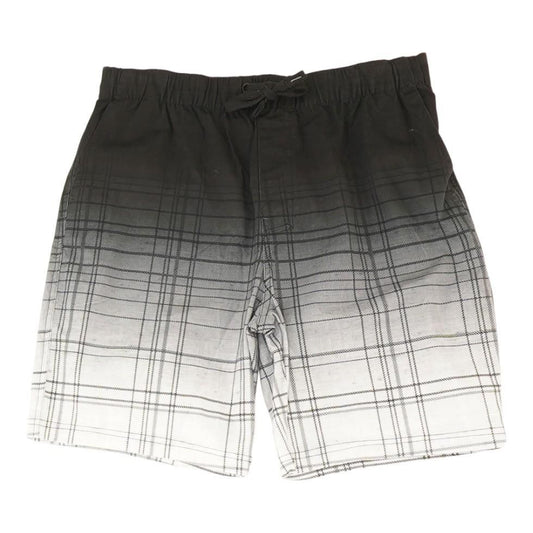 Gray Color Block Shorts