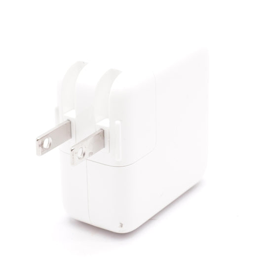 White 35W Dual USB-C Power Adapter