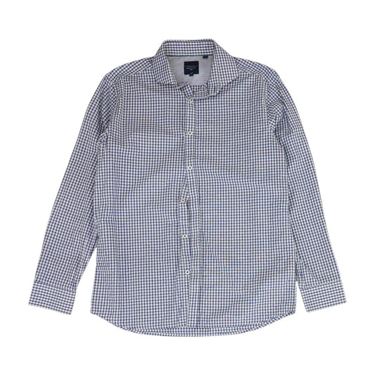 Blue Check Long Sleeve Button Down