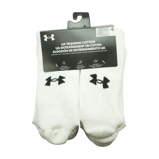 White Solid Socks