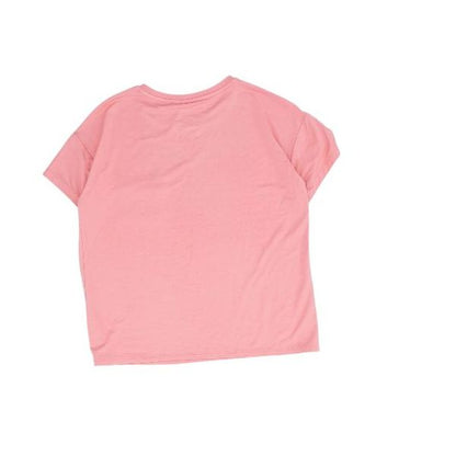 Pink Solid Pajama Top