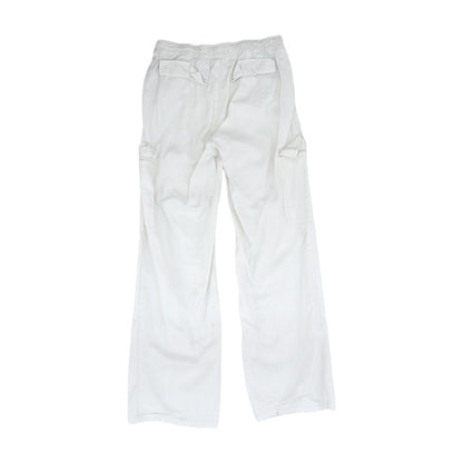 White Cargo Regular Pants