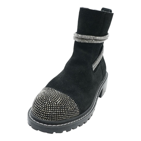 Black Synthetic Boot
