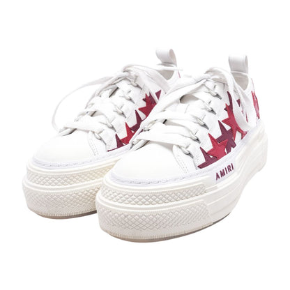 White Platform Star Court Low-Top Sneakers