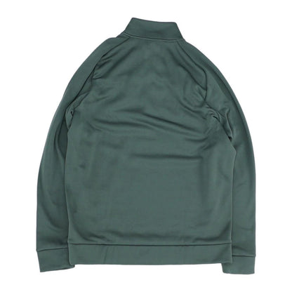 Green Solid 1/4 Zip Pullover