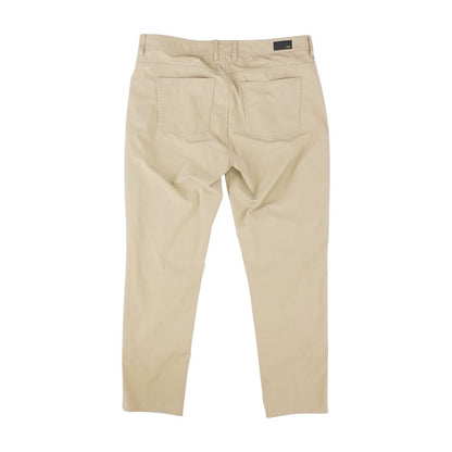 Khaki Solid Active Pants