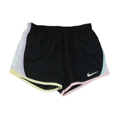 Black Color Block Active Shorts