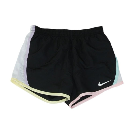Black Color Block Active Shorts