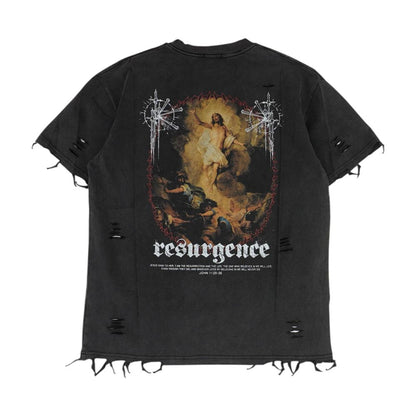 Black Solid Crewneck T-Shirt