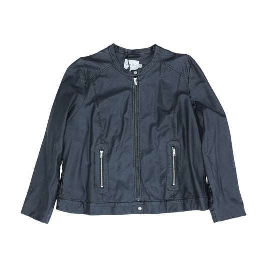 Black Faux Leather Jacket