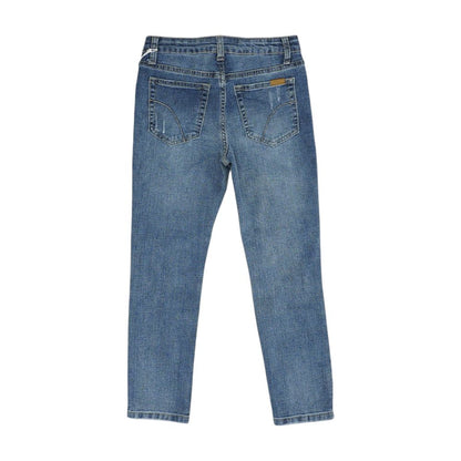 Blue Solid Jeans