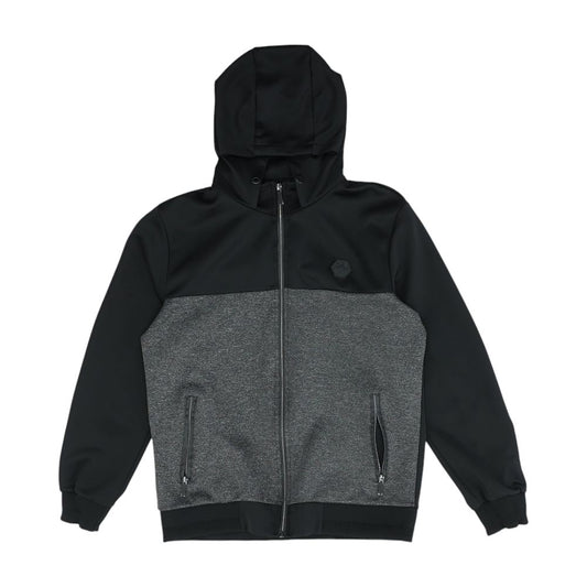 Black Color Block Lightweight Jacket