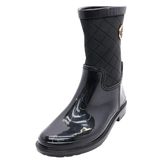 Splash Black Rain Boots
