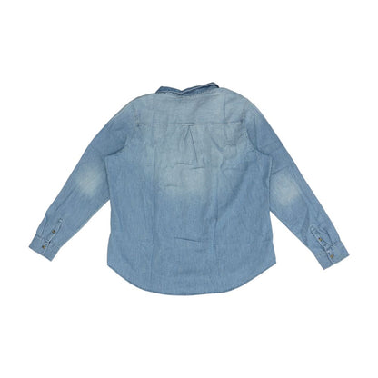 Blue Tall Button Down