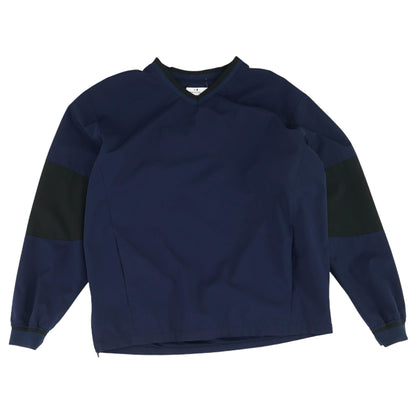 Navy Solid Active Pullover Pullover