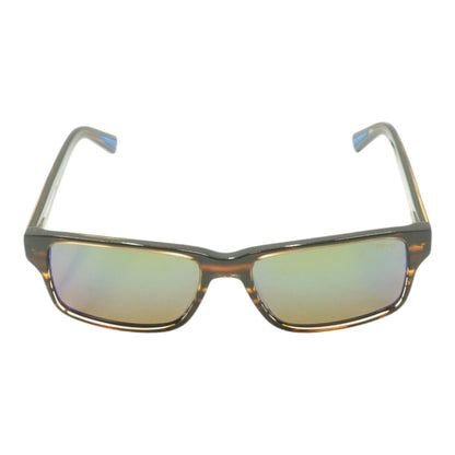 Brown RE1112ECO Square Sunglasses