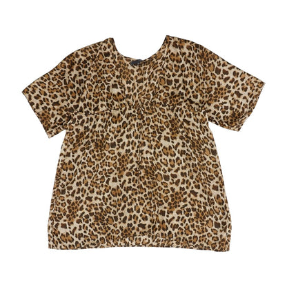 Brown Animal Print Cover-Up