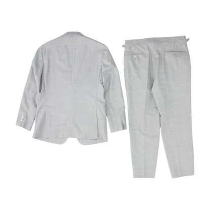 Gray Solid Havana Jetted 2pc Suit