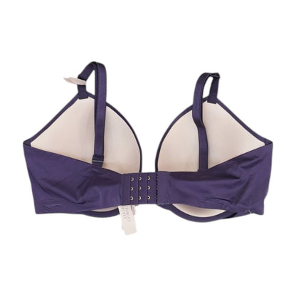 Purple Solid Bra