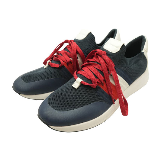 Navy Lace Up Casual Shoes
