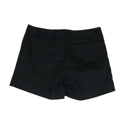 Black Solid Chino Shorts