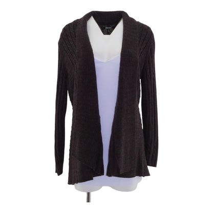 Charcoal Solid Cardigan Sweater