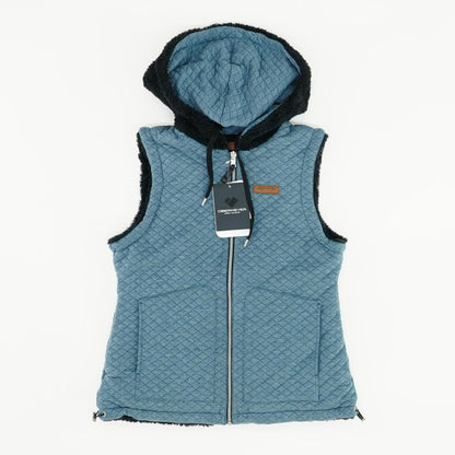 Blue Ski/Snowboard Reversible Fleece Vest