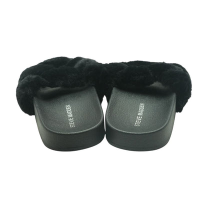 Black Casual Slide Sandals